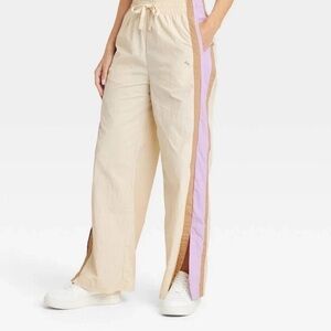 JoyLab Cream and Lavender Track Pants XL long